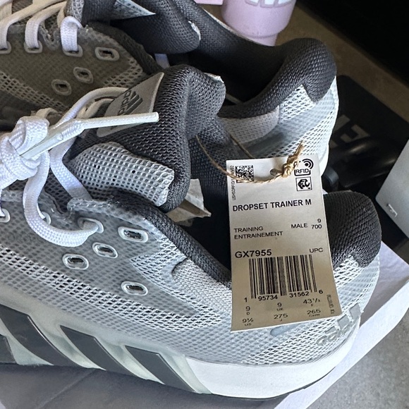 Adidas Men's Light Gray Athletic Shoes - Picture 2 of 3